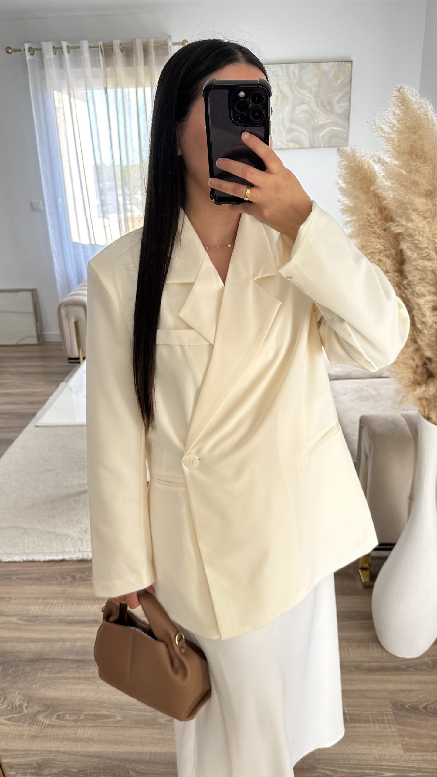 Blazer croisée | écru