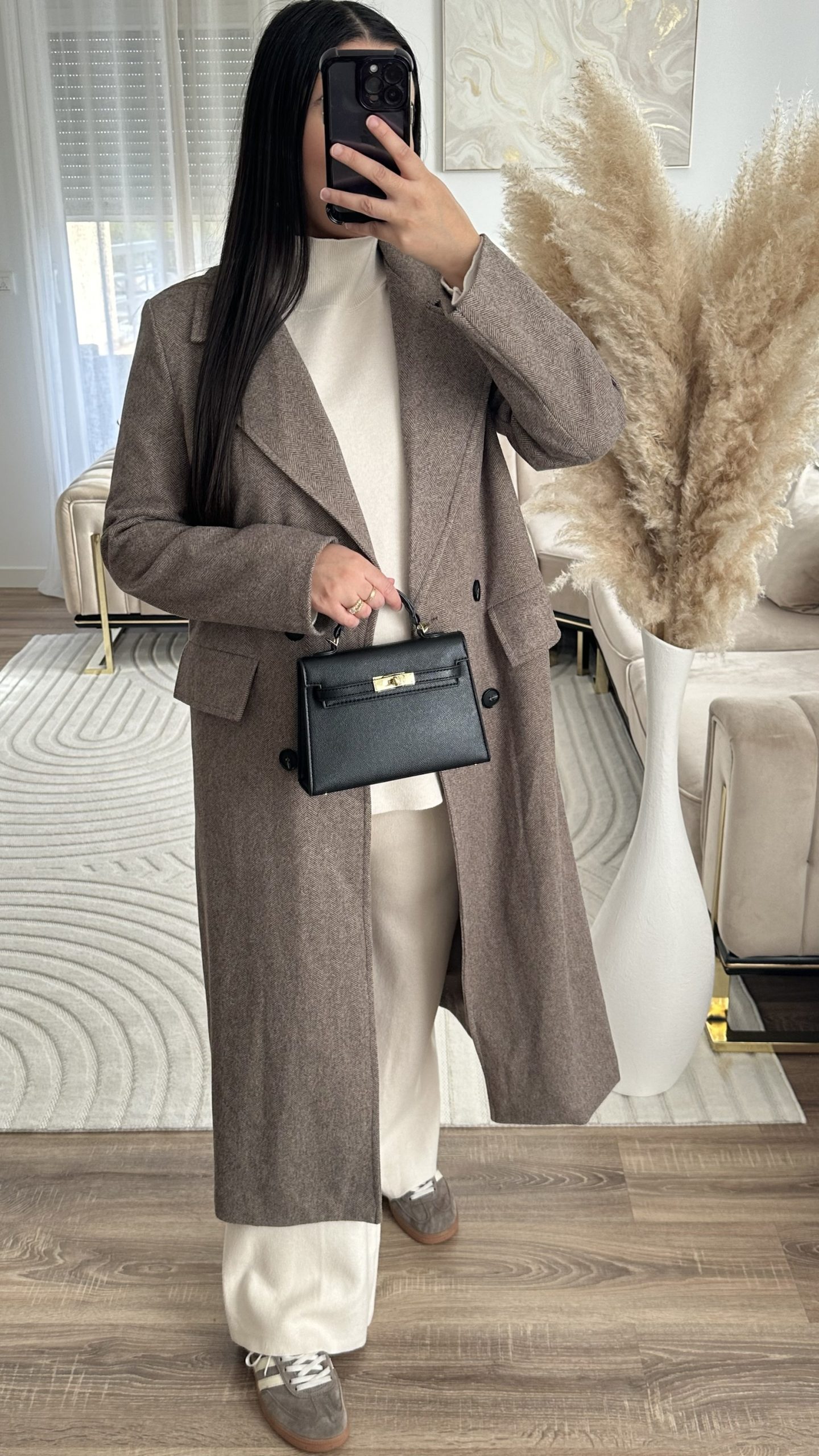 Manteau classy taupe