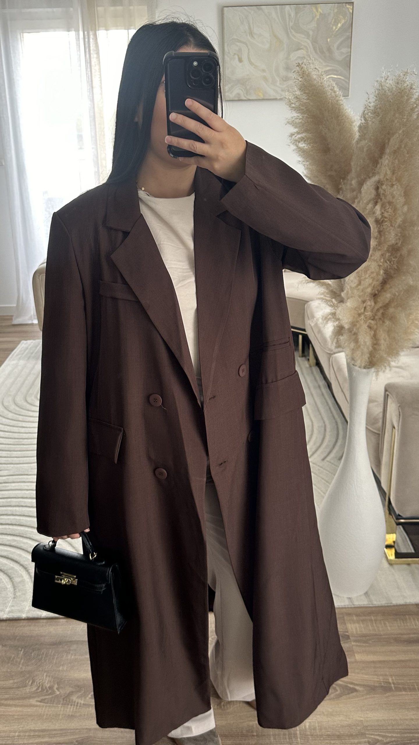 Blazer long | marron