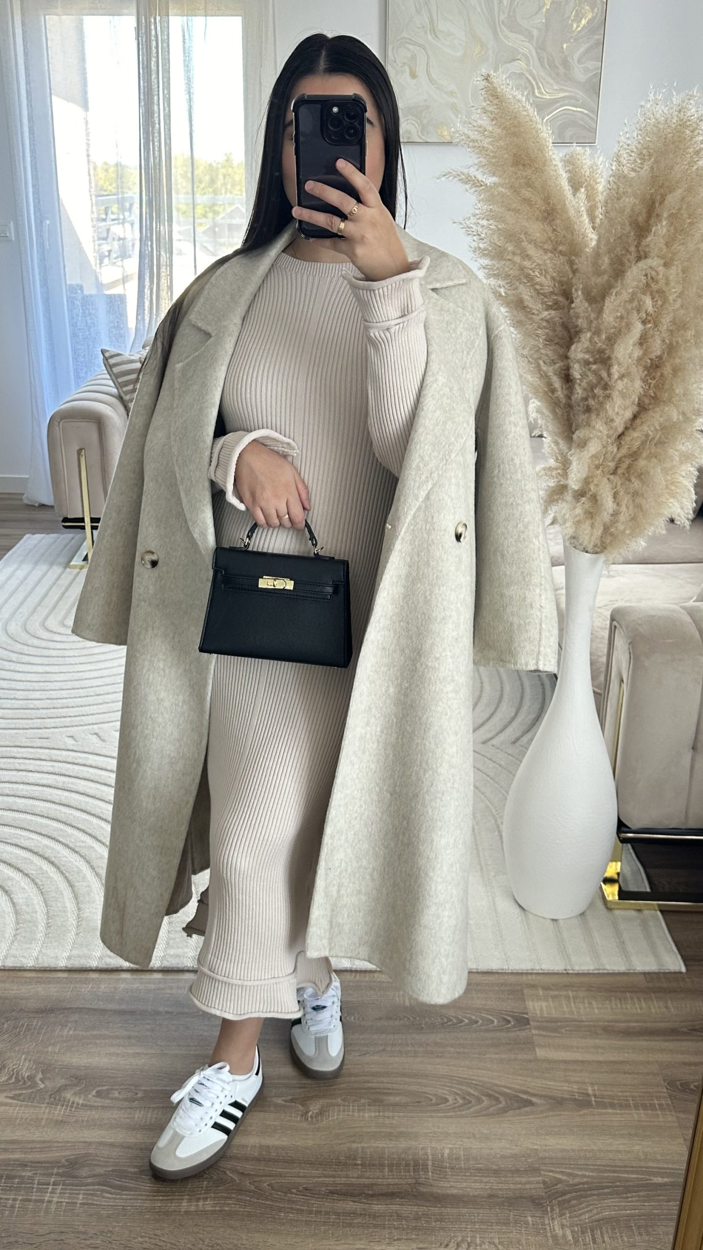 Manteau PREMIUM en laine | beige