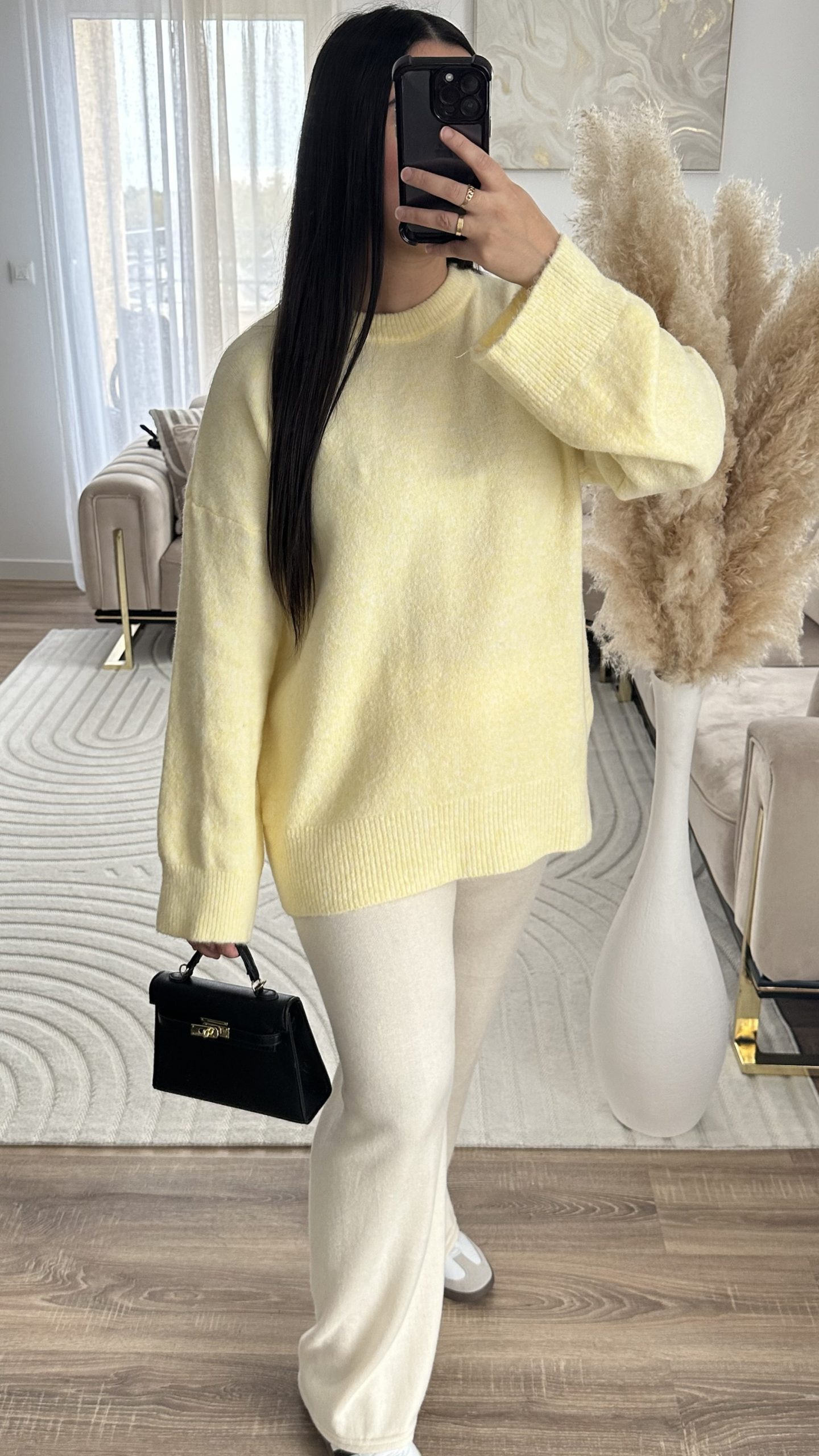 Pull en laine | jaune