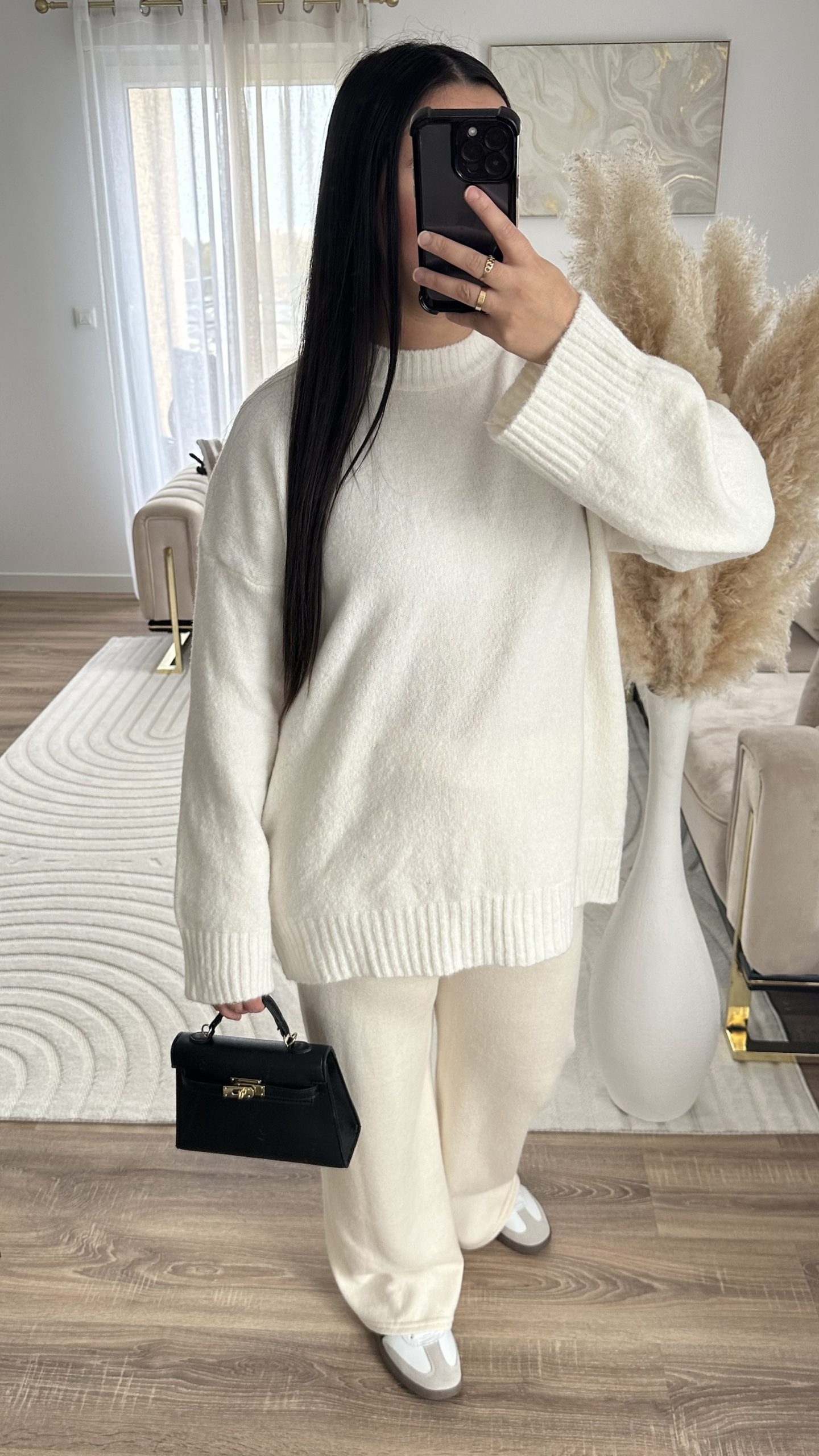 Pull en laine | blanc