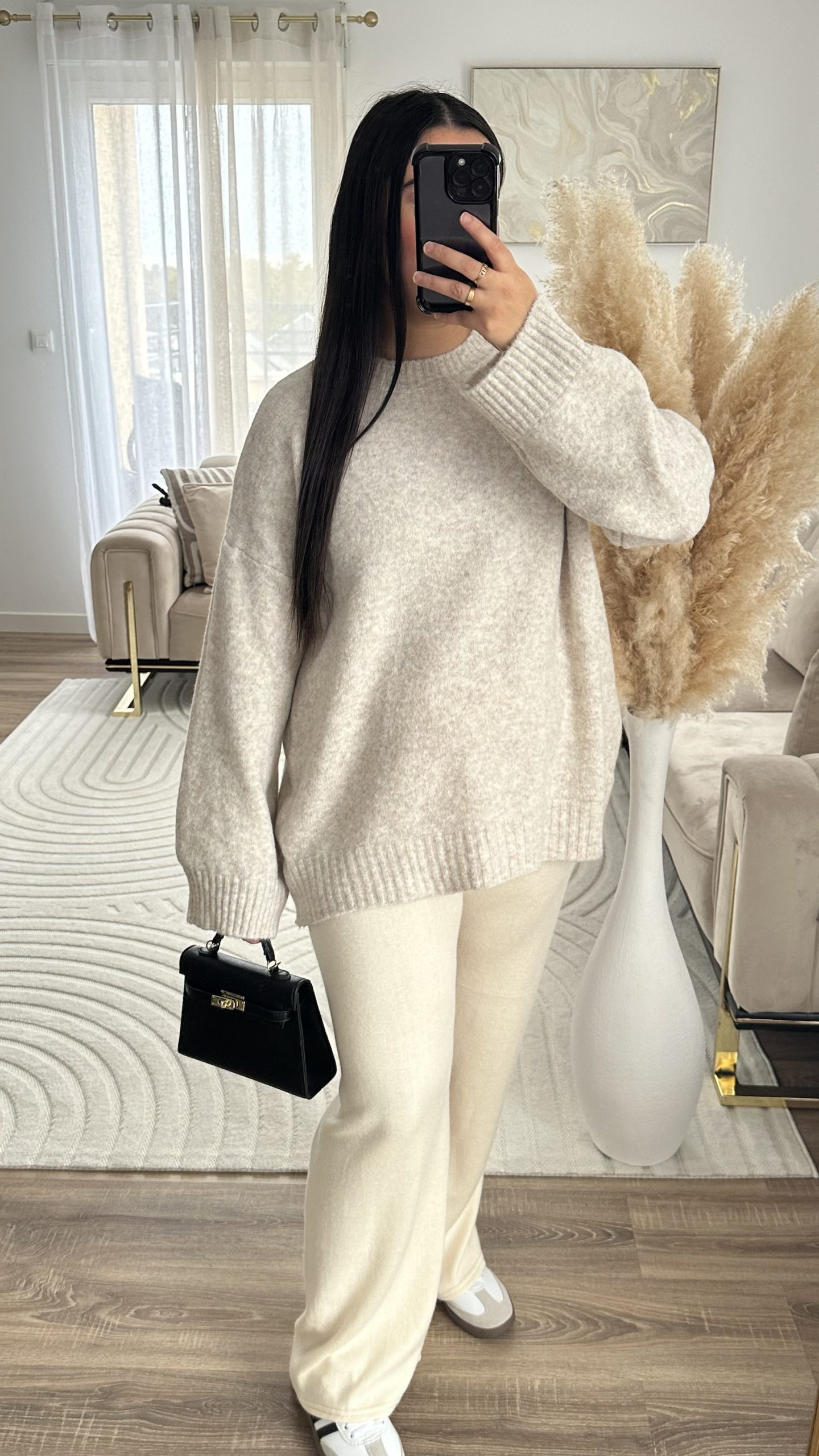 Pull en laine | beige